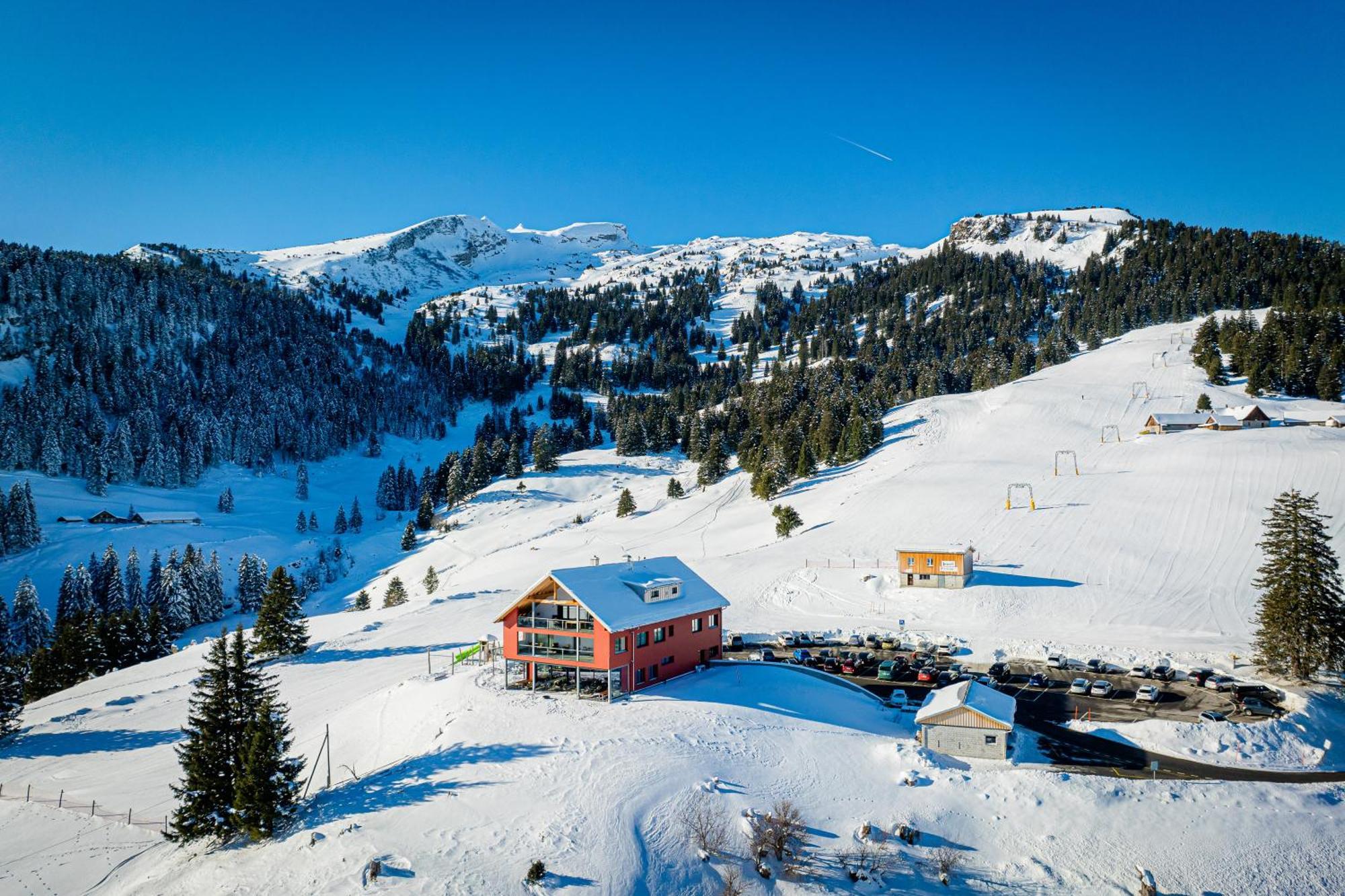 Hotel Restaurant Berghaus Malbun Buchserberg 부크스 외부 사진