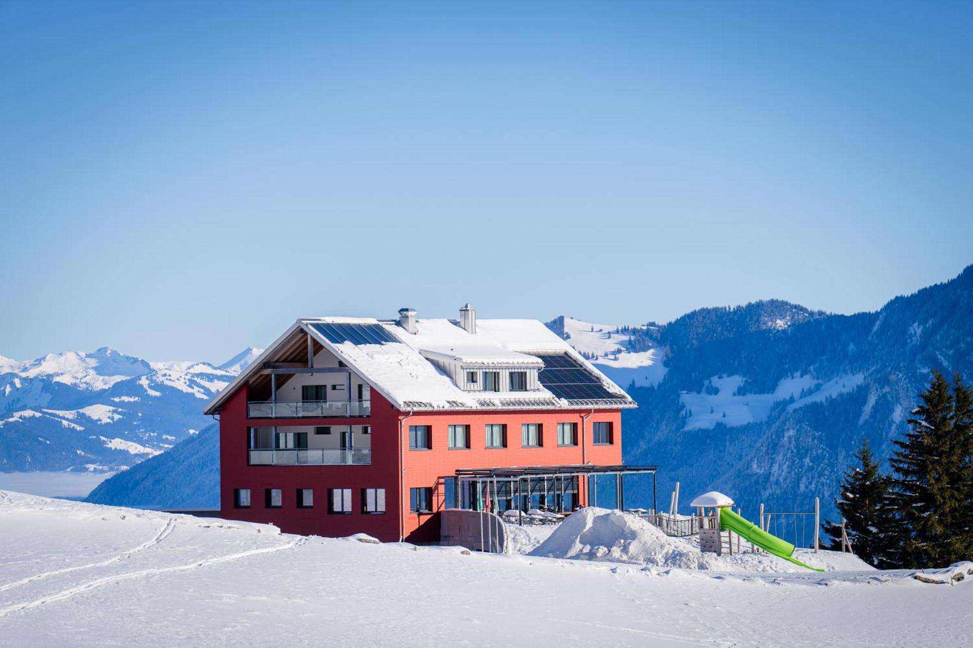 Hotel Restaurant Berghaus Malbun Buchserberg 부크스 외부 사진